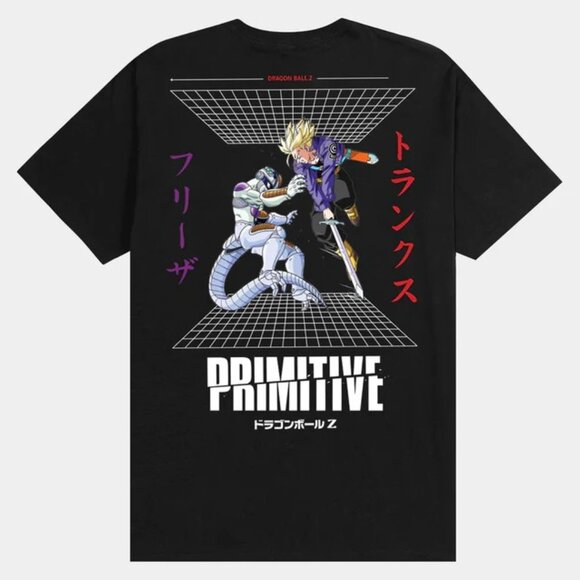 Primitive x Dragon Ball Z Timeline Short Sleeve Size Medium Anime Merch - Picture 1 of 2